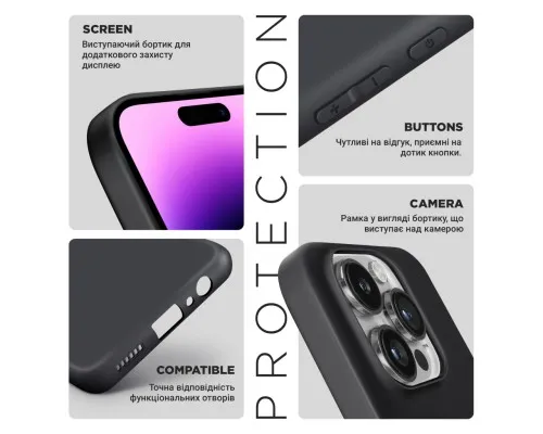 Чехол для мобильного телефона Armorstandart Matte Slim Fit OPPO Reno12 FS 5G Camera cover Black (ARM79906)