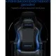 Кресло игровое Anda Seat Luna Color PVC Size L Black/Blue (AD18-48-BS-PV)