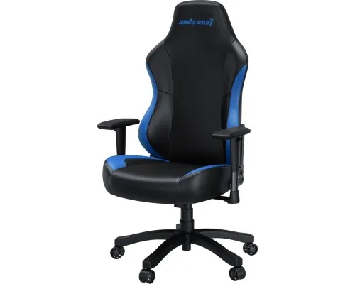 Кресло игровое Anda Seat Luna Color PVC Size L Black/Blue (AD18-48-BS-PV)