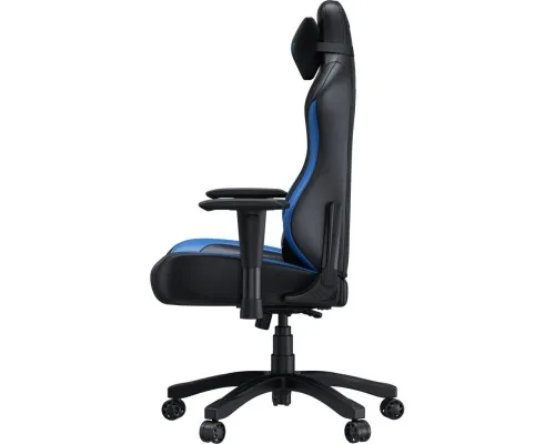 Кресло игровое Anda Seat Luna Color PVC Size L Black/Blue (AD18-48-BS-PV)