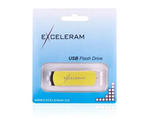 USB флеш накопичувач eXceleram 16GB P2 Series Yellow2/Black USB 3.1 Gen 1 (EXP2U3Y2B16)