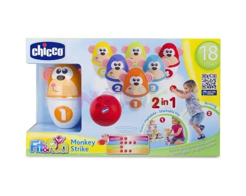 Развивающая игрушка Chicco Страйк обезьяны (05228.00)