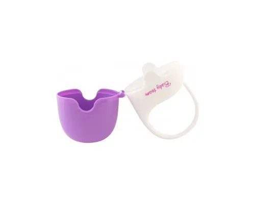 Контейнер для пустышек Baby Team фиолетово-белый (3301_фиолетово-белый)