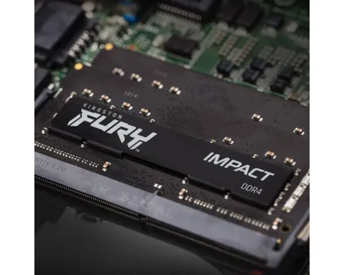 Модуль памяті для ноутбука SoDIMM DDR4 16GB (2x8GB) 3200 MHz Fury Impact Kingston Fury (ex.HyperX) (KF432S20IBK2/16)