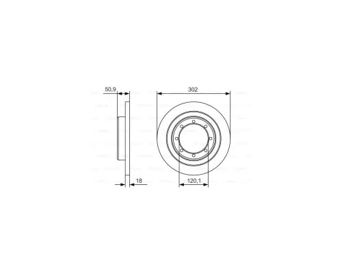 Тормозной диск Bosch 0 986 479 A93