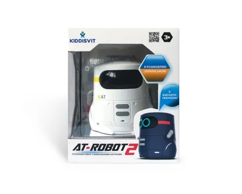 Інтерактивна іграшка AT-Robot Розумний робот з сенсорним керуванням і навчальними картами (AT002-01-UKR)