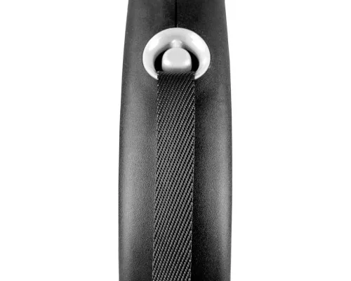 Поводок для собак Flexi Black Design М лента 5 м (черный) (4000498034002)