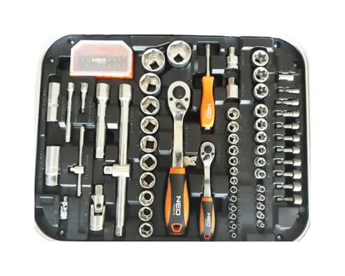 Набір інструментів Neo Tools для електрика, 1000 В, 1/2, 1/4, CrV, 108 шт. (01-310)