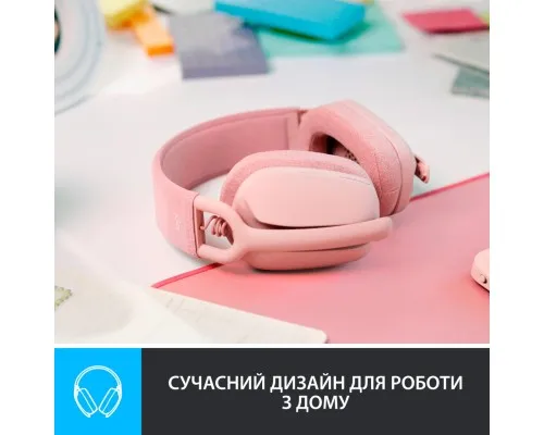 Наушники Logitech Zone Vibe 100 Wireless Rose (981-001224)