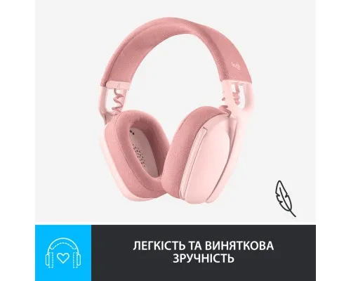 Наушники Logitech Zone Vibe 100 Wireless Rose (981-001224)