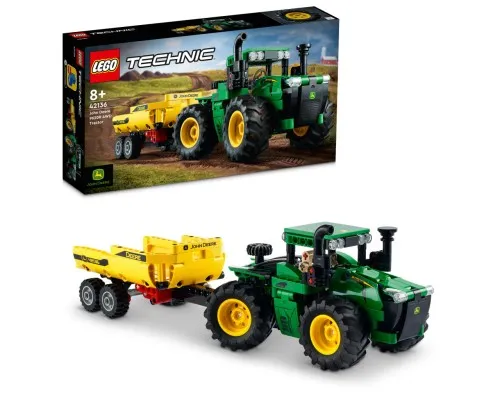 Конструктор LEGO Technic John Deere 9620R 4WD Tractor 390 деталей (42136)