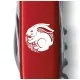 Ніж Victorinox Spartan Zodiac Red Щасливий Кролик White (1.3603_Z2160u)