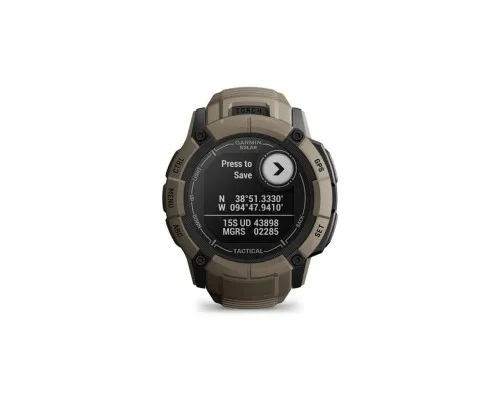 Смарт-часы Garmin Instinct 2X, Solar, Tactical Edition, Coyote Tan, GPS (010-02805-02)