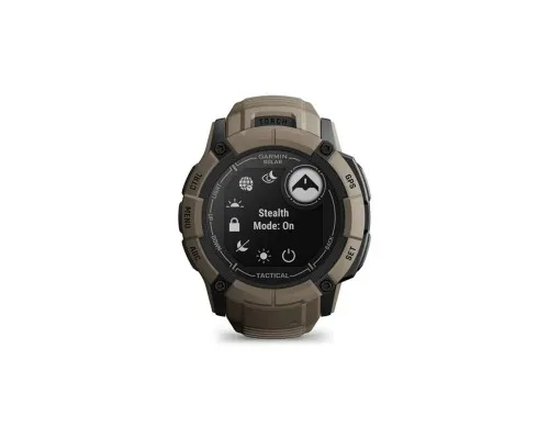 Смарт-годинник Garmin Instinct 2X, Solar, Tactical Edition, Coyote Tan, GPS (010-02805-02)