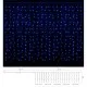 Гирлянда Delux Curtain С 320LED 3х3 м синий/прозрачный IP20 (90017999)