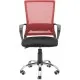 Офісне крісло Richman Робін Хром Піастра Сітка чорна + червона (ADD0003199)