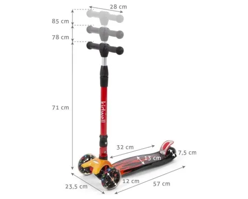 Самокат Kidwell Vento Flame (HUBAVEN01A)