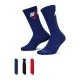 Шкарпетки Nike U NK EVERYDAY PLUS CUSH CREW DH3822-905 38-42 3 пари Чорний/Синій/Червонний (196148147353)