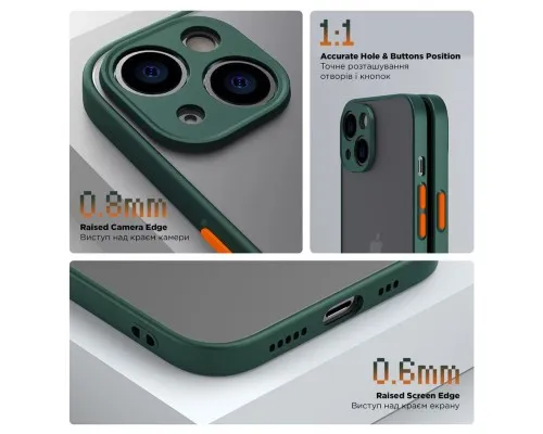 Чехол для мобильного телефона Armorstandart Frosted Matte Xiaomi Poco X6 Pro 5G Dark Green (ARM73372)