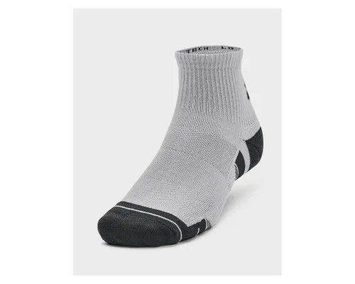 Шкарпетки Under Armour 1379510-011 Performance Tech 3 пари Qtr сірий MD (196884003029)