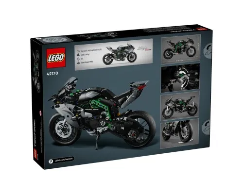 Конструктор LEGO Technic Мотоцикл Kawasaki Ninja H2R 643 детали (42170)