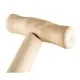 Лопата Verto штикова пряма, руків'я дерев'яне Т-подібне, 117см, 1.2кг (15G017)