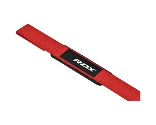 Кистевые лямки RDX S4 Gym Cotton Gel Straps Red Plus (WAC-S4R+)