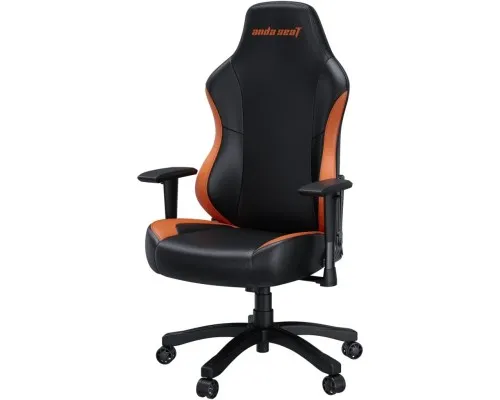 Кресло игровое Anda Seat Luna Color PVC Size L Black/Orange (AD18-48-BO-PV)