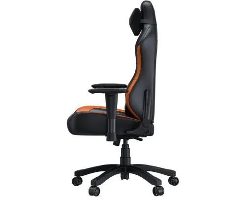 Кресло игровое Anda Seat Luna Color PVC Size L Black/Orange (AD18-48-BO-PV)