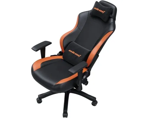 Кресло игровое Anda Seat Luna Color PVC Size L Black/Orange (AD18-48-BO-PV)