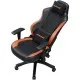 Кресло игровое Anda Seat Luna Color PVC Size L Black/Orange (AD18-48-BO-PV)