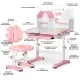 Парта зі стільцем Mealux Octo Pink (+ полиця) (BD-33 PN)