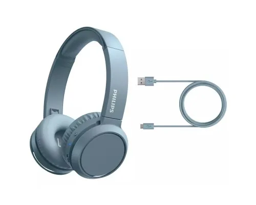 Наушники Philips Bluetooth headpohones TAH4205 Wireless Mic Blue (TAH4205BL/00)