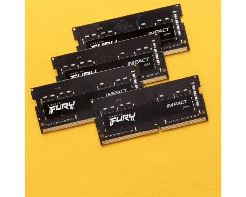 Модуль памяті для ноутбука SoDIMM DDR4 64GB (2x32GB) 3200 MHz Fury Impact Kingston Fury (ex.HyperX) (KF432S20IBK2/64)