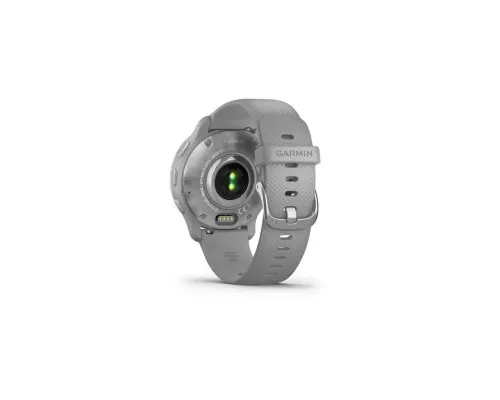 Смарт-часы Garmin Venu 2 Plus, Powder Gray + Passivated, GPS (010-02496-10)