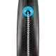 Поводок для собак Flexi Black Design М тросик 5 м (голубой) (4000498033432)