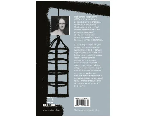 Книга Франкенштейн, або Сучасний Прометей - Мері Шеллі BookChef (9786175480632)