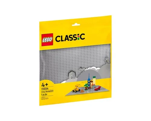 Конструктор LEGO Classic Базовая пластина серого цвета (11024)