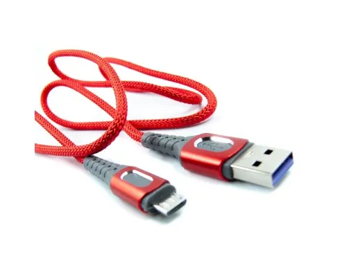 Дата кабель USB 2.0 AM to Micro 5P 1.0m red Dengos (NTK-M-LP-RED)