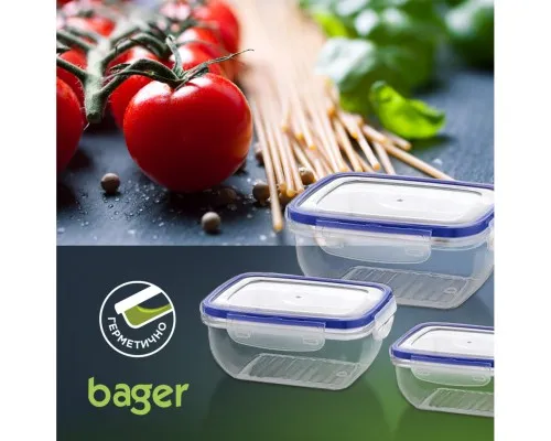 Харчовий контейнер Bager CookLock Round Clear 0.4л (BG-514)