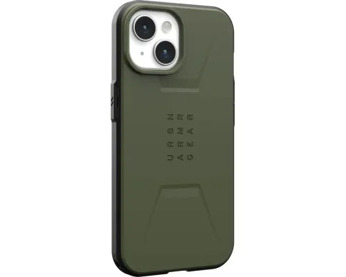 Чохол до мобільного телефона UAG Apple iPhone 15 Civilian Magsafe, Olive Drab (114287117272)