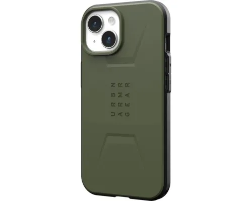 Чохол до мобільного телефона UAG Apple iPhone 15 Civilian Magsafe, Olive Drab (114287117272)