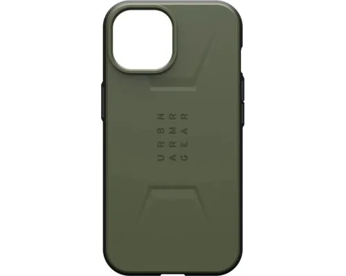 Чохол до мобільного телефона UAG Apple iPhone 15 Civilian Magsafe, Olive Drab (114287117272)