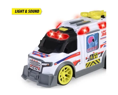 Спецтехника Dickie Toys Функциональный автомобиль Скорая помощь с аксессуарами со звуком и световыми эффектами 41 см (3307003)
