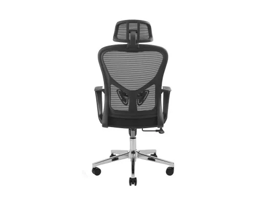 Офісне крісло Richman Солана Хром M-1 (Tilt) Сітка чорна (ADD0003214)
