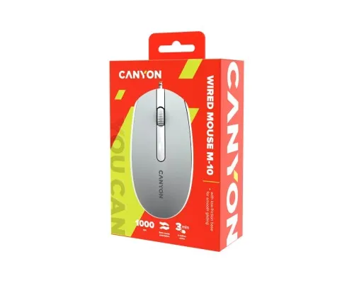 Мишка Canyon M-10 USB Dark Grey (CNE-CMS10DG)