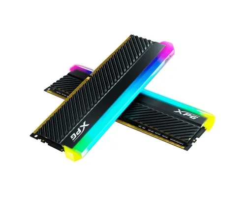 Модуль пам'яті для комп'ютера DDR4 16GB (2x8GB) 3600 MHz XPG Spectrix D45G RGB Black ADATA (AX4U36008G18I-DCBKD45G)