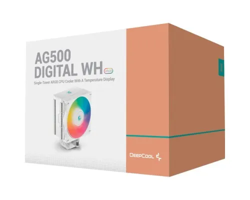 Кулер для процессора Deepcool AG500 DIGITAL WH ARGB