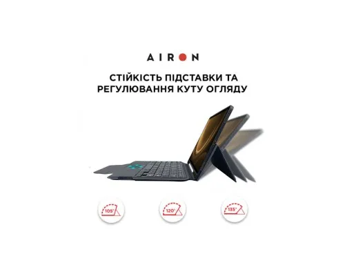 Чехол для планшета AirOn Premium Samsung Galaxy Tab S9 FE 10.9'' 2023 + Keyboard (4822352781114)