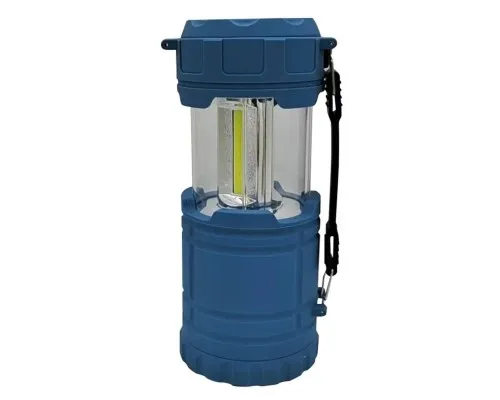 Ліхтар Quantum Nice blue 1WLED + 3WCOB 3xAА (QM-FL3041)